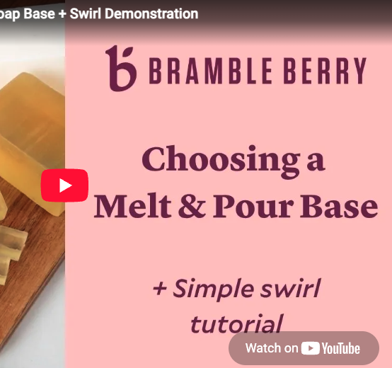 
How to Choose a Melt and Pour Soap Base + Swirl Demonstration | Video Tutorial

